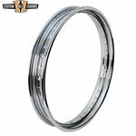 21 2.15"CHROME Drop Center Wheel Front Rim Fit For Harley #43662-80B 40 Hole. Fixed Price $95.99.