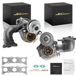 New Twin Turbocharger For Bmw 740I 740LI X6 35I Xdrive E71 E72 N54 3.0L. Fixed Price $585.32.