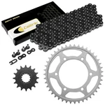 Black Drive And Sprocket Kit For Yamaha YZF-R1 1998-2003 (530-CHAIN Type). Fixed Price $50.00.
