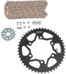 Vortex Chain And Sprocket Kit Hfrs For Gold Yamaha YZF-R6 CKG6316. Fixed Price $226.06.