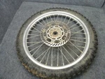 1990-92 Kawasaki KX250 KX125 & 1993 KX500 Front Wheel Hub Rim Tire Rotor Disc. Fixed Price $99.99.