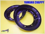 Fit Yamaha Chappy LB50 LB80 Front Wheel Set "black" **MI3763**. Fixed Price $87.45.