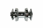 Chrome Rear Wheel Hub For Harley Davidson By V-twin. Fixed Price $251.17.
