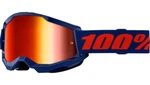 New 100% 50028-00021 Strata Goggle Navy/red Mirror Motorcycle/offroad/atv. Fixed Price $39.95.