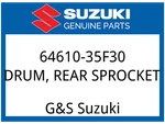 Suzuki Oem Part 64610-35F30 Drum,rr Sprocket. Fixed Price $308.00.