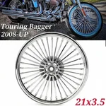 21X3.5 Fat Spoke Front Wheel Tubeless Rim For Harley Touring Street Glide 08-25. Fixed Price $359.99.
