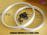 Yamaha WR500Z D/e 92-93 Front & Rear Aluminium Silver Wheel Rim Set *BI5330*. Fixed Price $173.85.