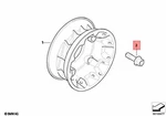 Bmw Genuine Wheel Bolt - Rninet (pure / Scrambler) R1200 K25 K27 K21 K33. Fixed Price $20.96.