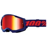 100% 50028-00021 Strata Goggle Navy Frame/red Mirror Lens. Fixed Price $45.61.