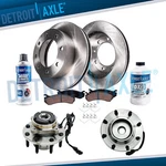 4WD Front Disc Rotors Brake Pads & Wheel Hubs Ford Excursion F-250 F-350 Sd. Fixed Price $352.22.