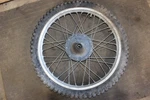 1978 Suzuki RM250 Front Wheel Rim Dented Seized Brake 21X1.6. Fixed Price $92.95.