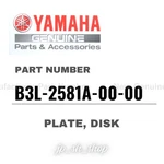 Yamaha Genuine Oem Parts Plate, Disk B3L-2581A-00-00 For YZF-R1. Fixed Price $146.50.