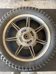 1976 Yamaha Rear Mag Wheel. Fixed Price $300.00.