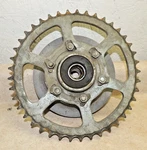 Suzuki GS750T Rear Wheel Sprocket W/ Hub Mount 6461131001, 6451145001. Fixed Price $60.00.
