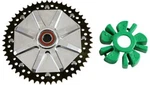 Alloy Art Black & Machine Cush Drive Carrier 53T Chain Conversion Harley Flh .... Fixed Price $759.95.