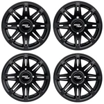 4PC Set 12" Rocktrix RT103 Atv Wheels 12X7 4/110 4X110 5+2 2+5 For Honda Sra. Fixed Price $402.59.