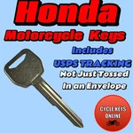 Honda Motorcycle Keys Cut Codes 13132211-21323311. Fixed Price $11.99.