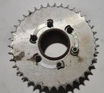39T Rear Sprocket And Drive Flange 1973 Suzuki Savage. Fixed Price $49.99.