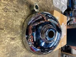 Chrome Front Wheel Hub Cap Kit Harley Dyna Wide Glide Fxdwg Softail 93-99 Fxst. Fixed Price $69.95.