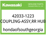 Kawasaki Oem Part 42033-1223 Coupling-assy,rr Hub. Fixed Price $67.94.