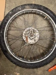 69 Honda SL-90 Front Wheel, 44601-028-000. Fixed Price $125.00.