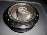 Nos Yamaha Rear Wheel Frosting Black Hub 1964 YJ1 1965 YJ2 109-25311-01-35. Fixed Price $139.99.