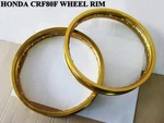 Fit Honda CRF80F 2004-2013 Alu Yellow Gold Front & Rear Wheel Rim #BI3722#. Fixed Price $163.40.
