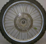 Yamaha Wr 400F 250F Front Wheel Rim Hub Tire 5BF-25111-01-00 1998-2001. Fixed Price $99.95.