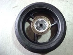 Honda CBR929RR 2000 2001 Rear Wheel & Tire Rim With Brake Rotor. Fixed Price $159.00.