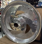 Wheel 16X3 Harley Front Polished Revtech Billet Alum. Motorcycle Dual Disc New. Fixed Price $399.99.