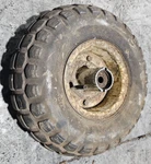 Honda QA50 Front Wheel 1970. Fixed Price $100.00.