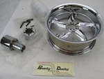 Harley Davidson Custom Chopper 6.5X16 Chrome Star Blade Rim Wheel With Hub. Fixed Price $374.99.
