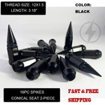 Can Am Maverick Max Textron Wildcat Xx 3.18'' 2PC Spike Lug Nut M12X1.5 Black. Fixed Price $42.99.