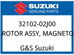 Suzuki Oem Part 32102-02J00 Rotor Assy, Magneto. Fixed Price $543.08.