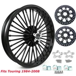 21" Fat Spoke Front Wheel Rotors For Harley Electra Glide 84-99 Road King 00-07. Fixed Price $398.99.