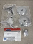 Kuryakyn Chrome Knock-off Center Caps 1243. Fixed Price $59.99.