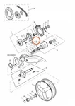Triumph T2012400 - Genuine Oem Rear Wheel Cush Drive Rubber Type. Fixed Price $20.43.