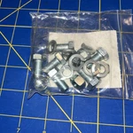 Pcs. 305865 Wheel Bolts Nuts Motorcycle Cushman Scooter Dennis Carpenter Nos. Fixed Price $9.00.