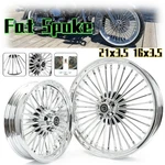 Fat Spoke 21" Front / Rear 16" Wheels For Harley Softail Flst Heritage Deluxe. Fixed Price $742.31.