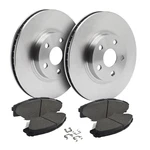 Front Brake Rotors + Ceramic Pads For 1999-2004 Chevy Tracker Suzuki Vitara. Fixed Price $74.78.