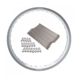 Tusk Impact Rear Rim And Spoke Kit 18 X 2.15 Silver 1487490013. Fixed Price $178.41.