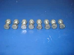 Triumph 500 T100R T100C Rear Brake Drum Bolts & Nuts S2011 14-1202. Fixed Price $12.00.