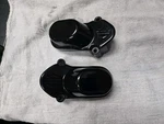 Harley Davidson Bar & Shield Gloss Rear Axle Cover Kit Sportster 43013-09A. Fixed Price $29.95.
