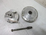 1969 Honda CL125A Oem Front Wheel Hub W/ Brake Plate And Axle. Fixed Price $85.00.