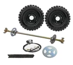 29" Go Kart Rear Axle Kit 35 Sprocket Hub 6" Wheels For Drift Trike Atv Quad. Fixed Price $454.99.