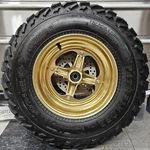 1985 Yamaha Tri-z Front Wheel Rim New Tire Hub Brake Bearings YTZ250. Fixed Price $725.00.