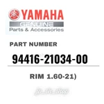 Yamaha Genuine Oem Parts Rim 1.60-21) 94416-21034-00 For YZ450F. Fixed Price $204.76.