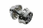 Chrome Front Wheel Hub 3/4 Bearings For Harley Davidson By V-twin. Fixed Price $252.87.