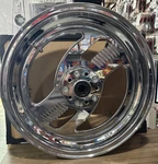 Wheel 16X4.25 Harley Rear Chrome Revtech Billet Alum. Motorcycle 2-SPOKE Mag New. Fixed Price $499.99.