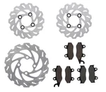 Yamaha YFZ450 Front And Rear Brake Rotor Discs Pads 2006 - 2009. Fixed Price $140.35.